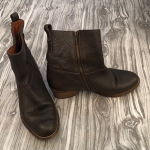 Madewell Leather Booties Size 7